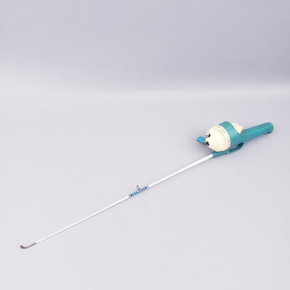 Zebco Brunswick Vintage Kids Fishing Pole Rod 24" 1988 Mickey Mouse Reel